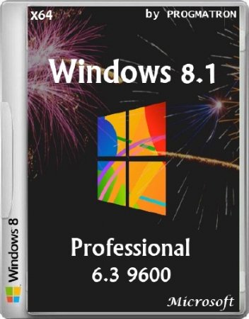 Windows 8.1 Pro 6.3 9600 RTM v.0.1 PROGMATRON (x64/2013/RUS)