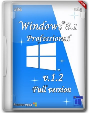 Windows 8.1 Professional (x86/x64) v.1.2 by Romeo1994 (RUS/2013)