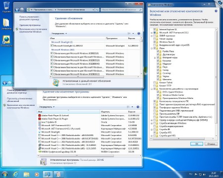 Windows 7 SP1 x86/x64 Ru 4 in 1 Origin-Upd 11.2013 by OVGorskiy 2DVD (RUS/2013)