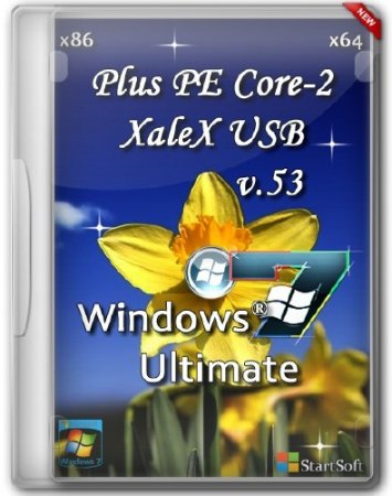 Windows 7 Ultimate SP1 x86/x64 Plus PE Core-2 XaleX USB StartSoft 53 (RUS/2013)