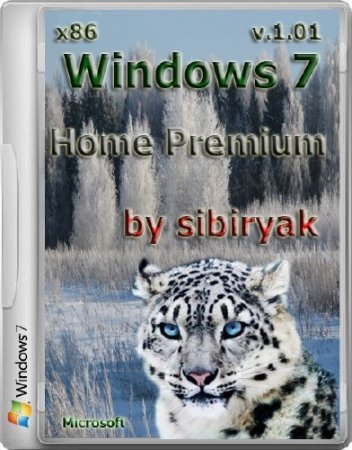 Windows 7 Home Premium by sibiryak v. 1. 01 (x86/2013/RUS)