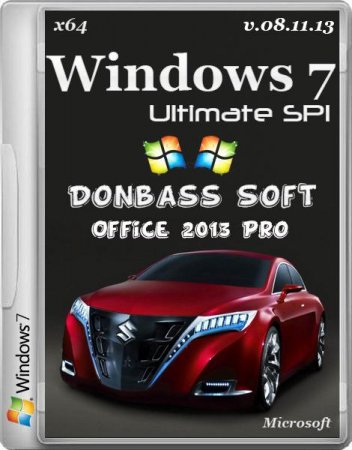 Windows 7 Ultimate SP1 x64 DS Office 2013 Pro v.08.11.13 (2013/RUS)