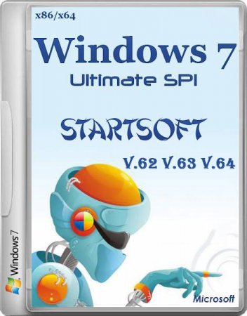 Windows 7 SP1 x86/x64 Plus PE/WPI StartSoft 62/63/64 (2013/RUS)