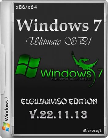 Windows 7 Ultimate SP1 Elgujakviso Edition v.22.11.13 (x86/x64/RUS)