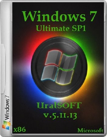 Windows 7 x86 Ultimate UralSOFT v.5.11.13 (2013/RUS)