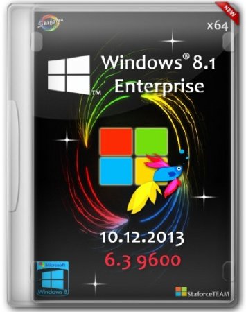 Windows 8.1 Build 9600 Enterpsise StaforceTEAM 10.12.2013 (x64/RU/EN/DE)