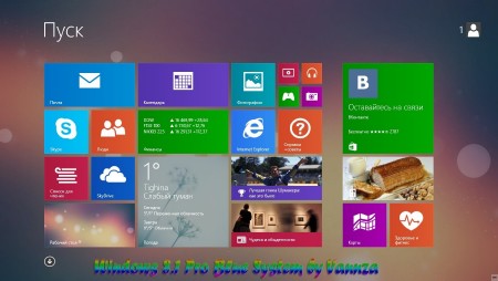 Windows 8.1 x86 Pro Blue System by Vannza (2014/RUS)