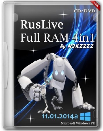 RusLiveFull RAM 4in1 by NIKZZZZ CD/DVD (11.01.2014a)