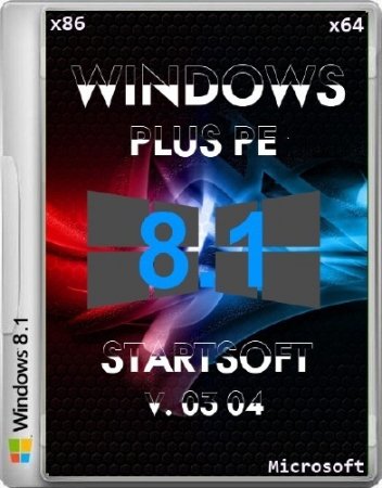 Windows 8.1 Plus PE StartSoft v.03/04 (x86/x64/RUS/2014)