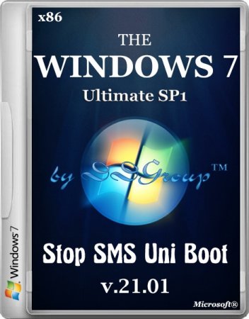 Windows 7 Ultimate SP1 x86 Stop SMS Uni Boot v.21.01 by DDGroup (2014/RUS)