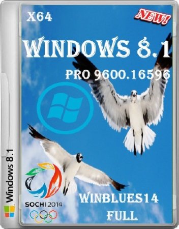 Windows 8.1 Pro 9600.16596.WINBLUES14 X64 Full (RUS/2014)