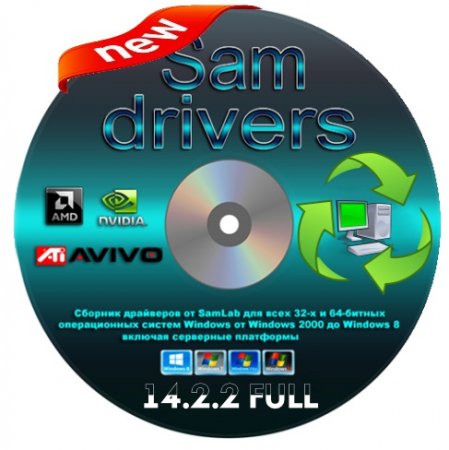 SamDrivers 2014.2.2 Full Olympic Edition (86/x64/ML/RUS/2014)