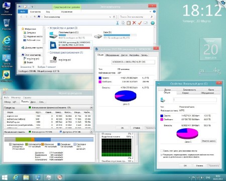Windows 8.1 Professional by OVGorskiy 03.2014 (x86/x64/RUS/2014)