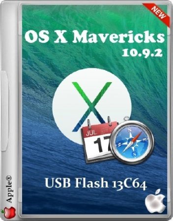 USB Flash OS X Mavericks 10.9.2 v. 13C64 (2014/ML/RUS)