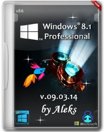 Windows 8.1 Professional x86 by Aleks v.09.03.14 (RUS/2014)