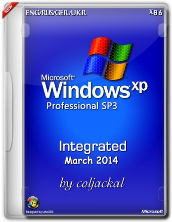 Windows XP Professional SP3 x86 Integrated March 2014 by coljackal (ENG/RUS/GER/UKR)