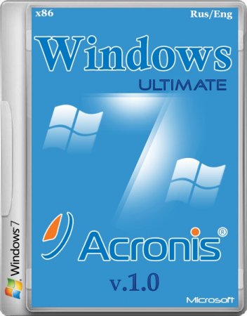 Windows 7 Ultimate Acronis V.1.0 x86 (2014/RUS/ENG)