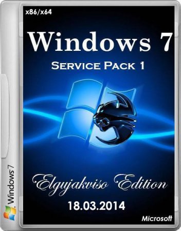 Windows 7 Ultimate x86/x64 SP1 Elgujakviso Edition v.18.03.14 (2014/RUS)