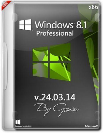 Windows 8.1 Professional x86 v.24.03.14 by Gemini (2014/RUS)