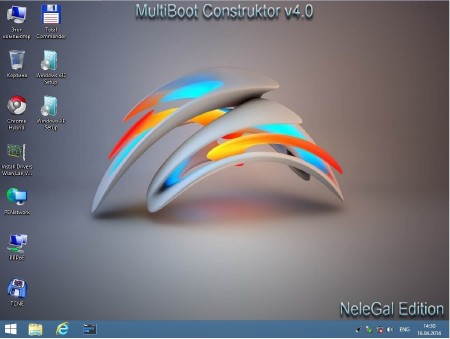 Multiboot USB onstructor NeleGal Edition UEFI v4.0 (RUS/2014)