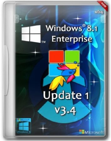 Windows 8.1 Enterprise Update 1 x64 by D1mka v3.4 (RUS/2014)