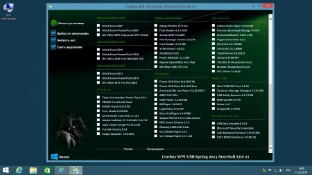 Windows 7 SP1 & 8.1 Pro VL Pus PE WPI StartSoft 21 (x86/x64/2014/RUS)