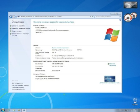 Windows 7 Ultimate SP1 by Loginvovchyk 05.2014 (x86/x64/RUS/2014)