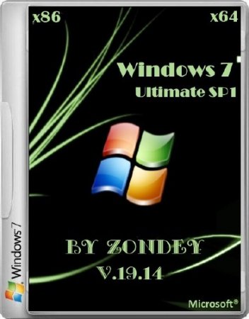 Windows 7 Ultimate SP1 x86/x64 v.19.14 by zondey (2014/RUS)