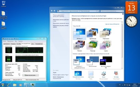 Windows 7 SP1 x64/x86 Home Premium v.13.06 by DDGroup & vladios13 (2014/RUS)