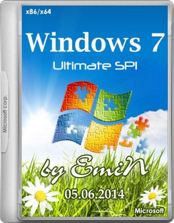 Windows 7 Ultimate SP1 by EmiN x86/x64 (2014/RUS)