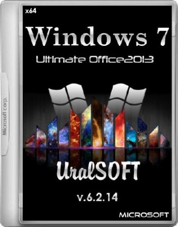 Windows 7 Ultimate Office2013 UralSOFT v.6.2.14 (x64/RUS/2014)