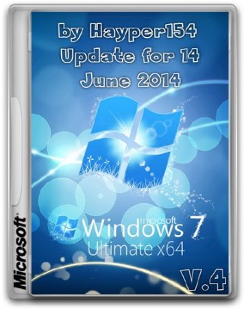 Windows 7 Ultimate SP1 x64 by Hayper154 v.4 Update for 14 June (2014/RUS)