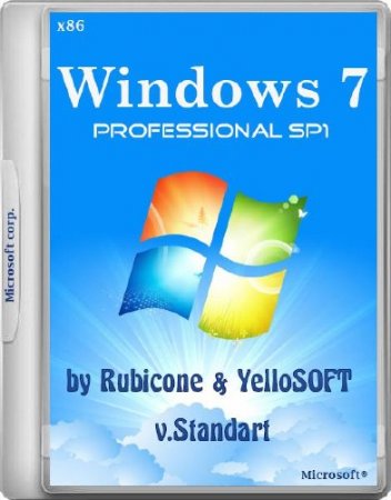 Windows 7 SP1 Professional v.Standard by Rubicone (x86/RUS/2014)