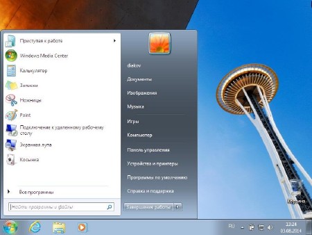 Windows 7 Ultimate SP1 Original by D!akov 03.08.2014 (x86/x64/RUS/ENG/UKR)