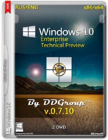 Windows 10 Enterprise x86/x64 Technical Preview v.0.7.10 by DDGroup (RUS/ENG/2014)