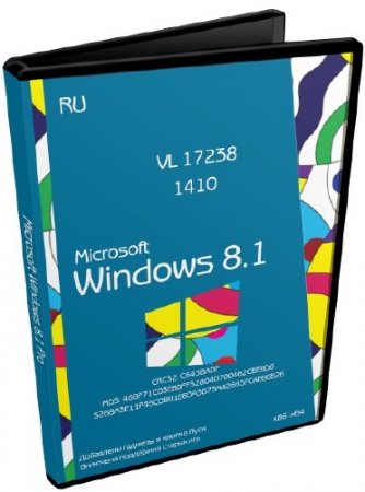 Windows 8.1 Pro VL 17238 4x1 by Lopatkin (x86/x64/2014/RUS)