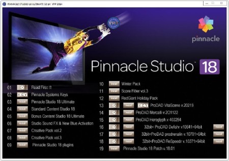 Pinnacle Studio Ultimate 18.0.1.10212 + Ultimate Collection by VPP