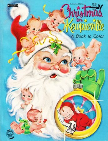 Coloring Book. Christmas in Kewpieville 