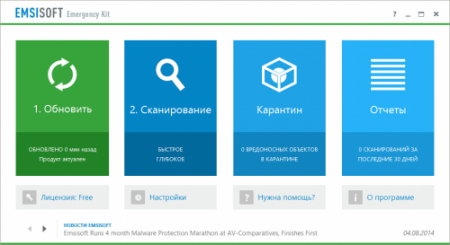 Emsisoft Emergency Kit Portable v10.0.0.5684 DC v20.12.2015 RUS