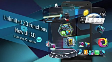 Next Launcher 3D Shell v3.7.1.1 Patched RUS + Themes