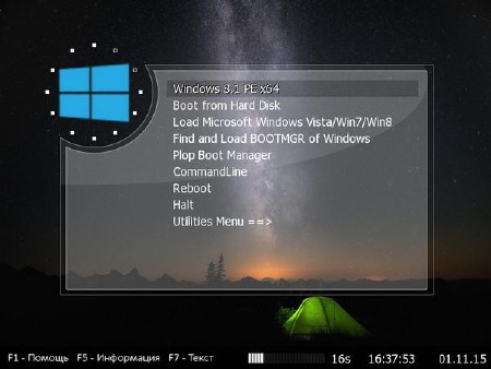 Windows 8.1 PE v.3.4 by Ratiborus (x64/2015/RUS)