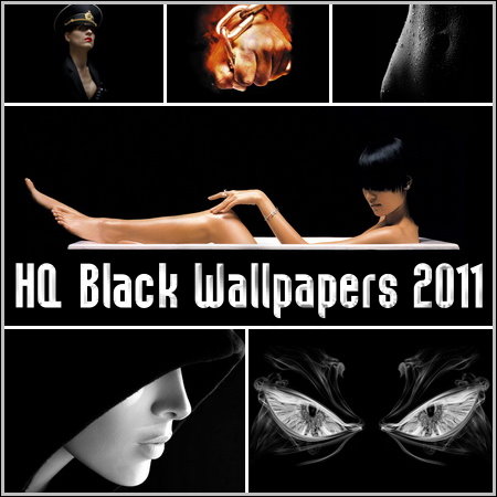 HQ Black Wallpapers 2011