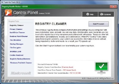 MadcroSoft PC TuneUp Tools 2011 v7.1.002