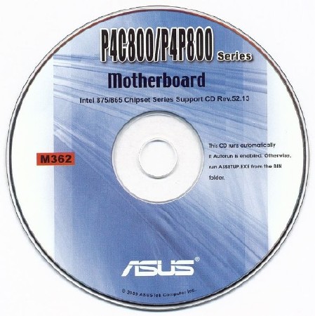 ASUS P4P800/P4C800 ����� ������������� CD ����� � ���������� � ���������. ���